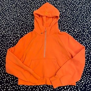 Lululemon Scuba Oversized Half Zip Hoodie | Warm Coral | XS/S |